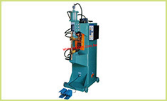 Automatic pneumatic spot welder.